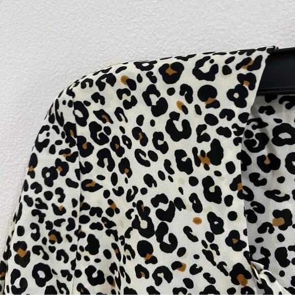 Show Me Your Mumu Tillie Tie Romper Women Cheetah Print Boho Resort Wear Size S - Picture 5 of 10